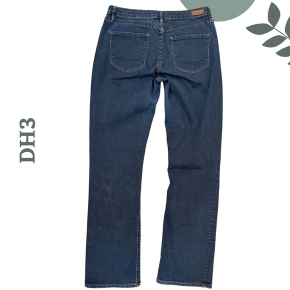 🛍️3/$40 DH3 Jill Mid-Rise Straight Leg Blue Jeans - Size 12x34 - Picture 2 of 7